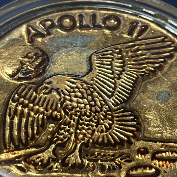 Vintage NASA Apollo 11 Venetian Italian‎ Glass Numbered Paperweight - Picture 7 of 8